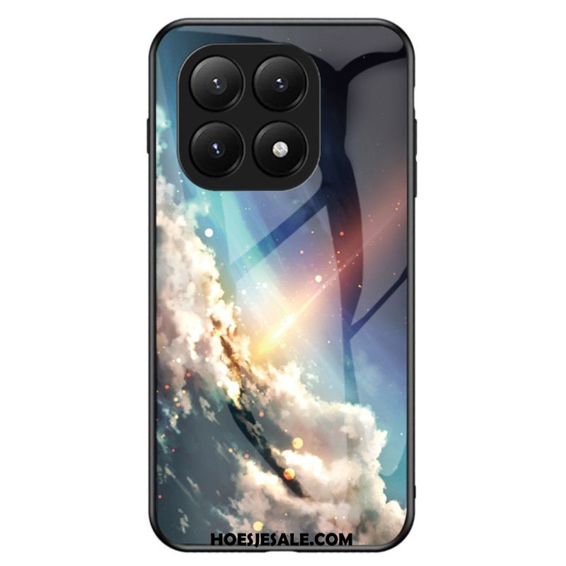 Case Hoesje Xiaomi 15t Pro Telefoonhoesje Hemelsblauw Gehard Glas
