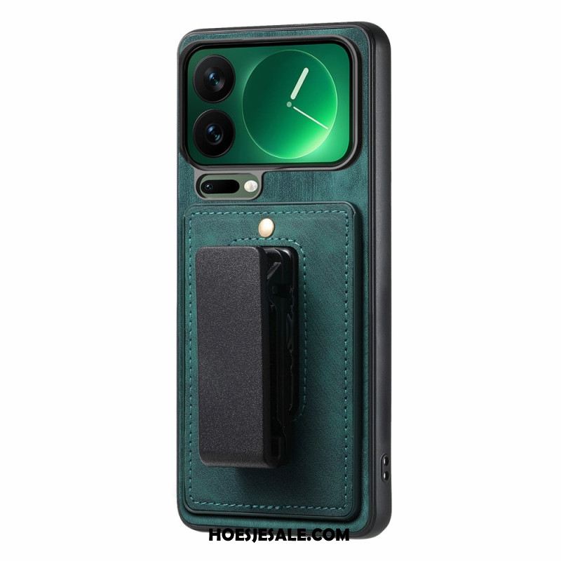 Case Hoesje Xiaomi 17 Pro Max Telefoonhoesje Riemclip En Geïntegreerde Standaard