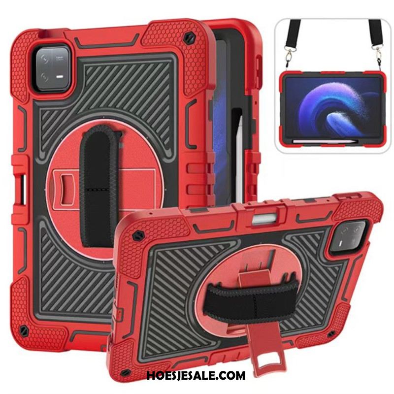 Case Hoesje Xiaomi Pad 6 Pro Telefoonhoesje Ultrasterk Met Schouderriem