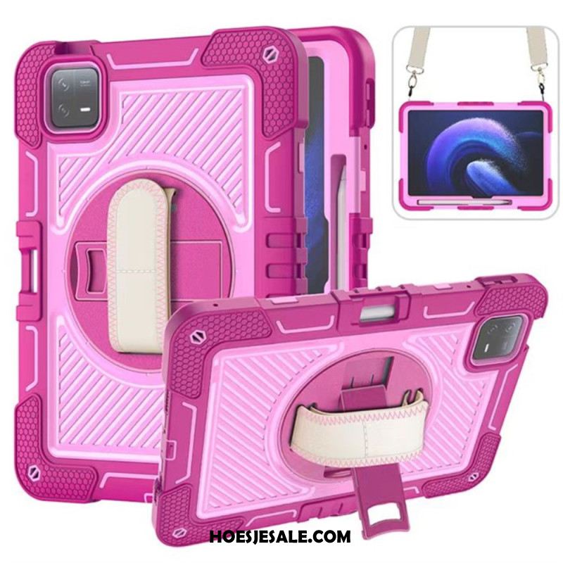 Case Hoesje Xiaomi Pad 6 Pro Telefoonhoesje Ultrasterk Met Schouderriem