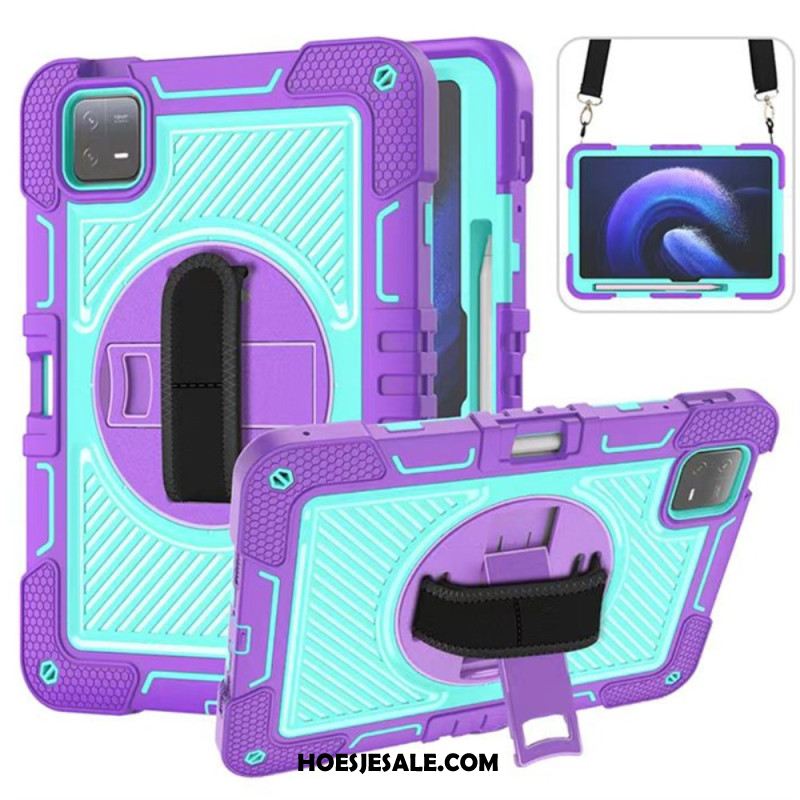 Case Hoesje Xiaomi Pad 6 Pro Telefoonhoesje Ultrasterk Met Schouderriem