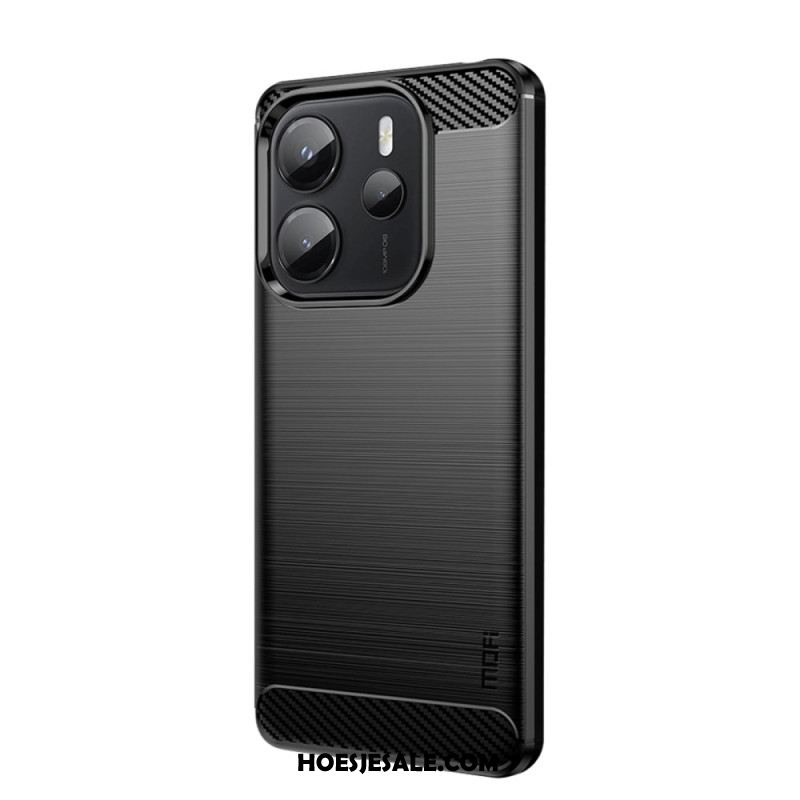 Case Hoesje Xiaomi Redmi Note 14 4g Telefoonhoesje Geborsteld Koolstofvezel