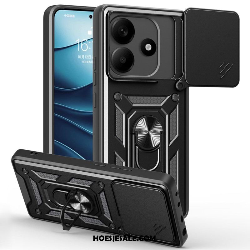Case Hoesje Xiaomi Redmi Note 14 5g Telefoonhoesje Schuifbare Camerahoes En Standaard
