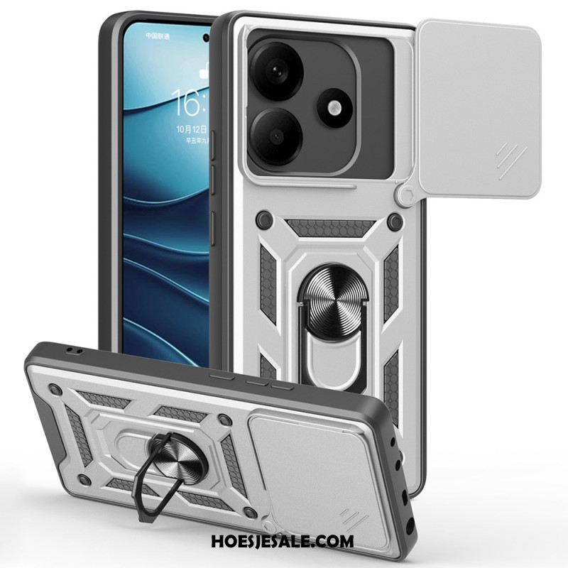 Case Hoesje Xiaomi Redmi Note 14 5g Telefoonhoesje Schuifbare Camerahoes En Standaard