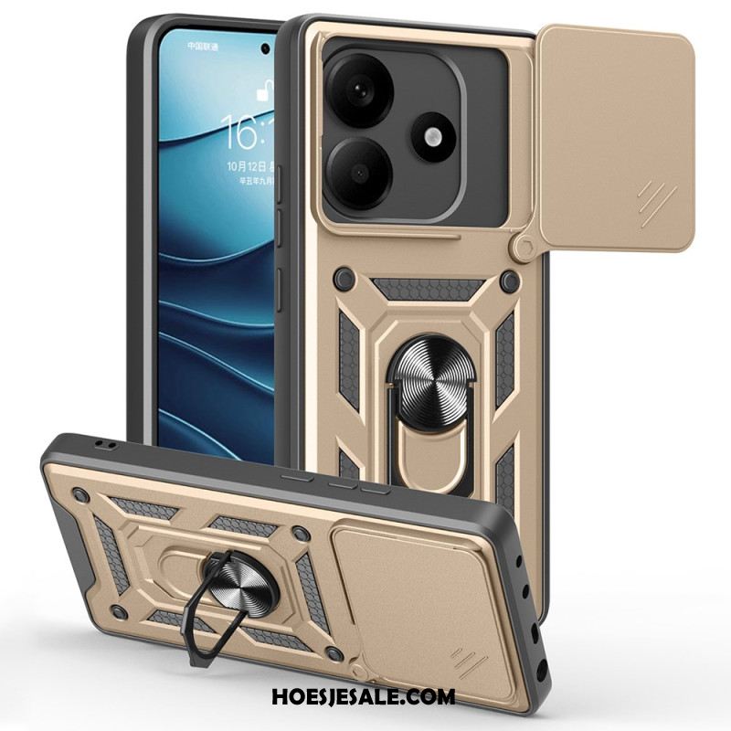 Case Hoesje Xiaomi Redmi Note 14 5g Telefoonhoesje Schuifbare Camerahoes En Standaard