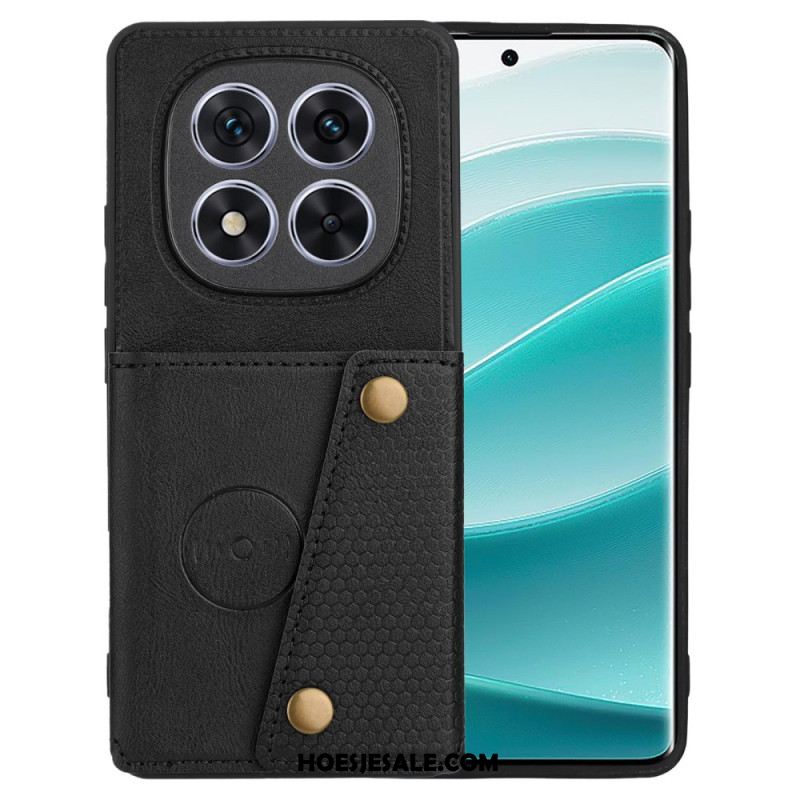 Case Hoesje Xiaomi Redmi Note 14 Pro Plus 5g Telefoonhoesje Kaarthouder En Standaard In Lederlook