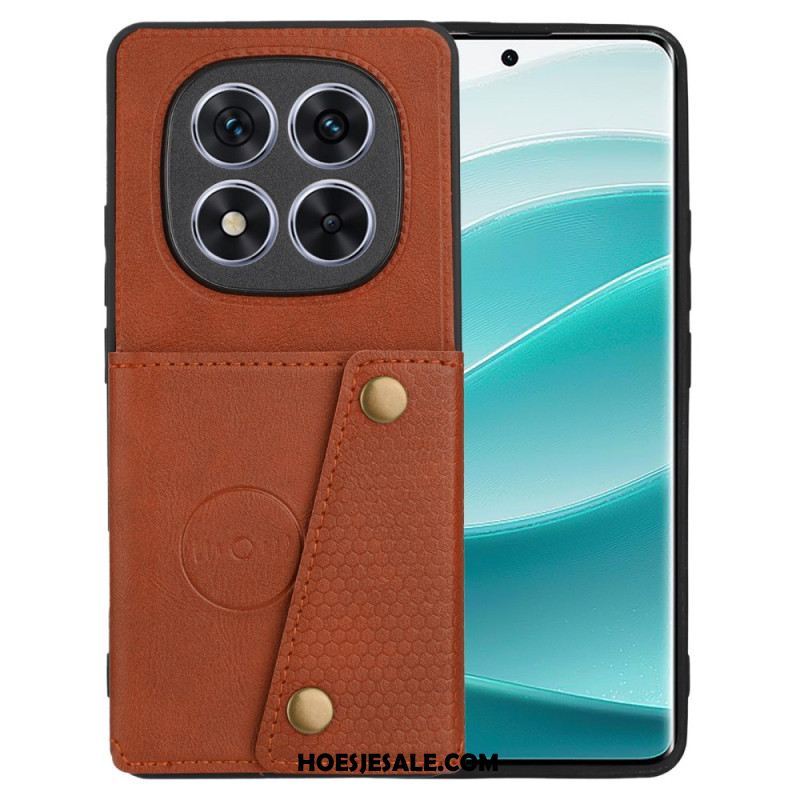 Case Hoesje Xiaomi Redmi Note 14 Pro Plus 5g Telefoonhoesje Kaarthouder En Standaard In Lederlook