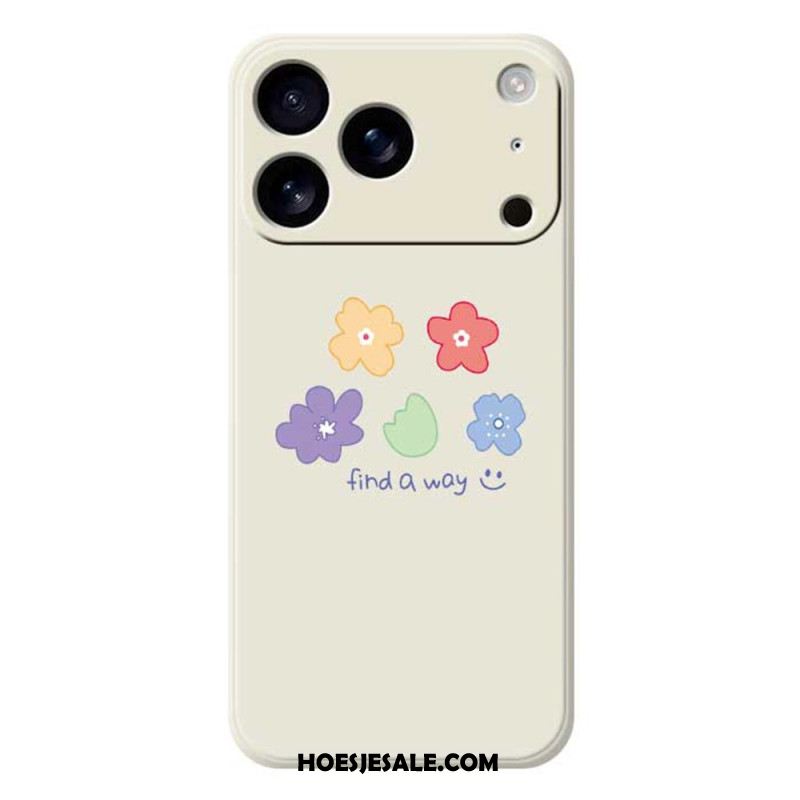 Case Hoesje iPhone 17 Pro Max Telefoonhoesje Kleine Bloemen