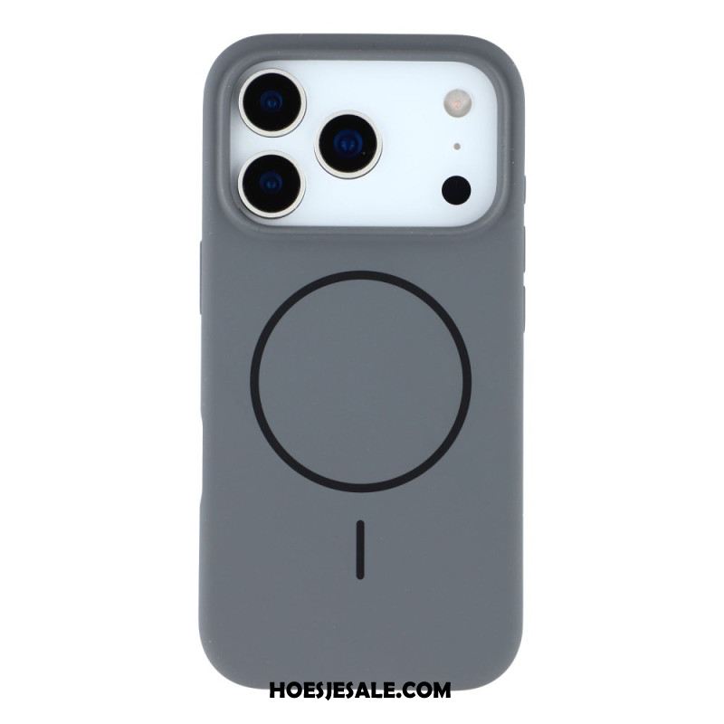 Case Hoesje iPhone 17 Pro Telefoonhoesje Magsafe-compatibele Vloeibare Siliconen