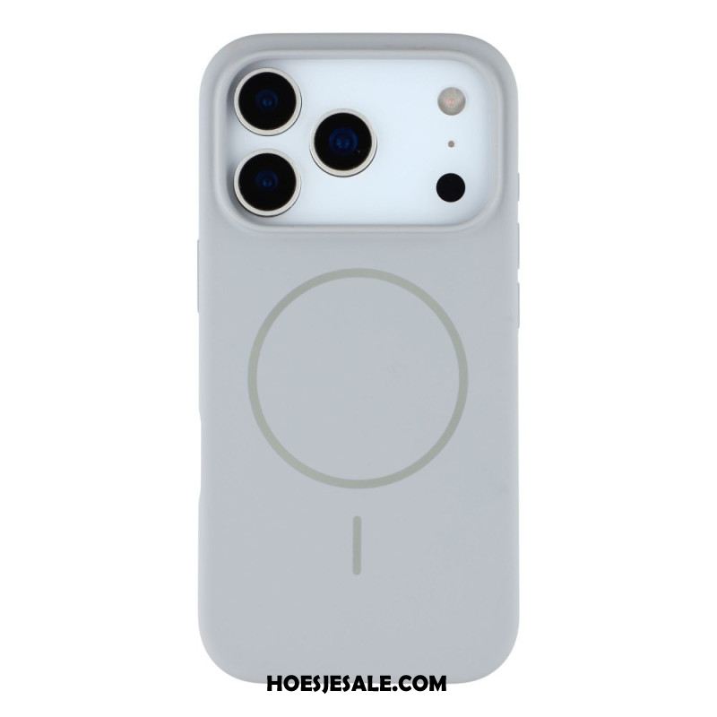 Case Hoesje iPhone 17 Pro Telefoonhoesje Magsafe-compatibele Vloeibare Siliconen