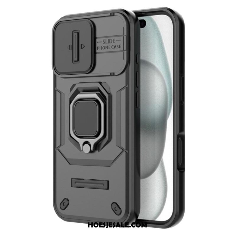 Case Hoesje iPhone 17 Telefoonhoesje Duurzame Ring Met Camera Beschermer