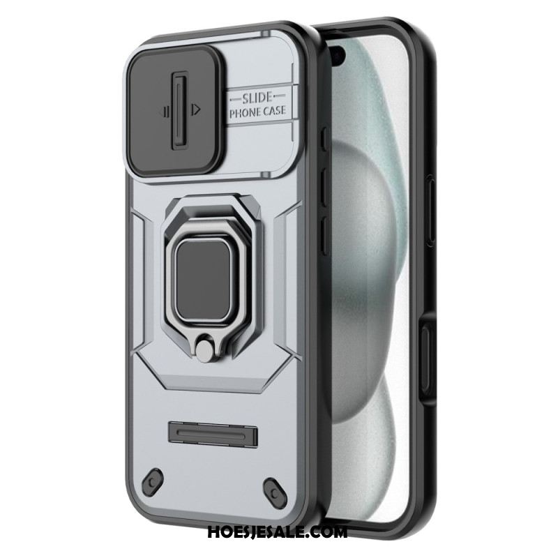 Case Hoesje iPhone 17 Telefoonhoesje Duurzame Ring Met Camera Beschermer