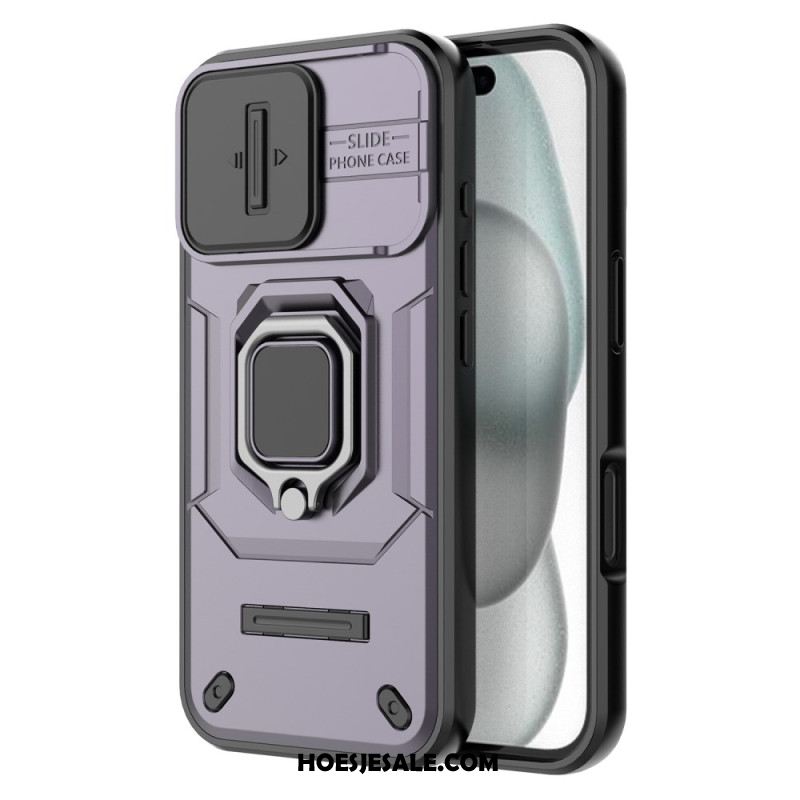 Case Hoesje iPhone 17 Telefoonhoesje Duurzame Ring Met Camera Beschermer