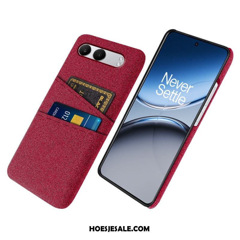 Cover Hoesje Oneplus Nord 4 Telefoonhoesje Stoffen Kaarthouder