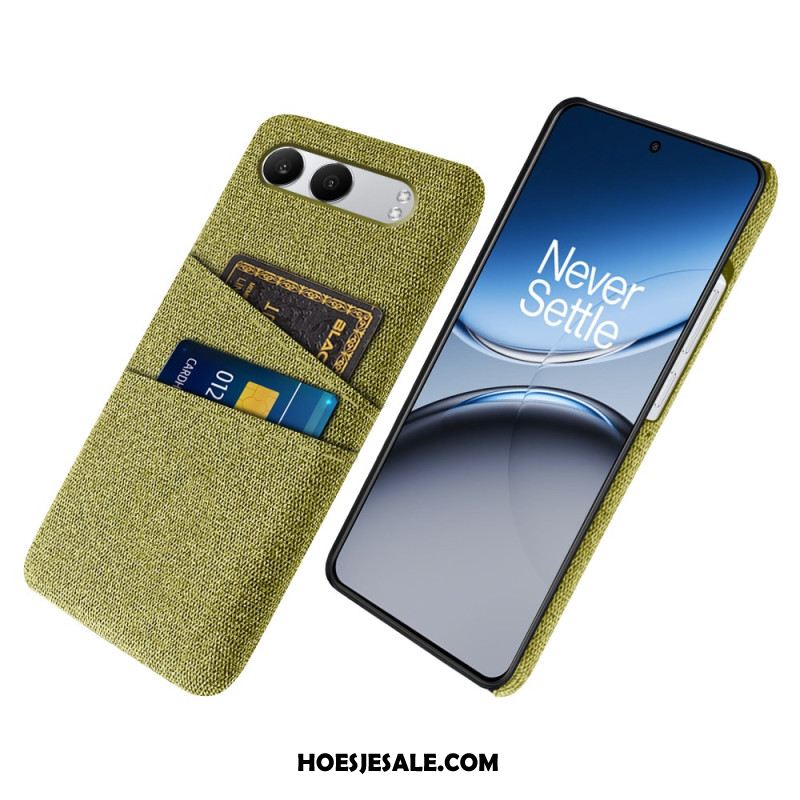 Cover Hoesje Oneplus Nord 4 Telefoonhoesje Stoffen Kaarthouder