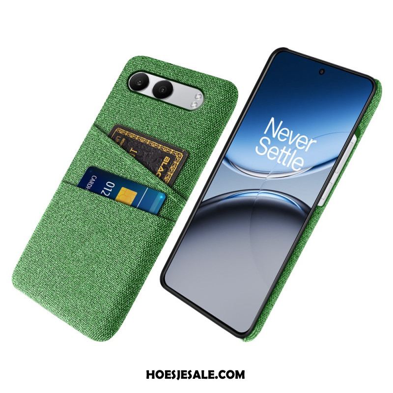 Cover Hoesje Oneplus Nord 4 Telefoonhoesje Stoffen Kaarthouder