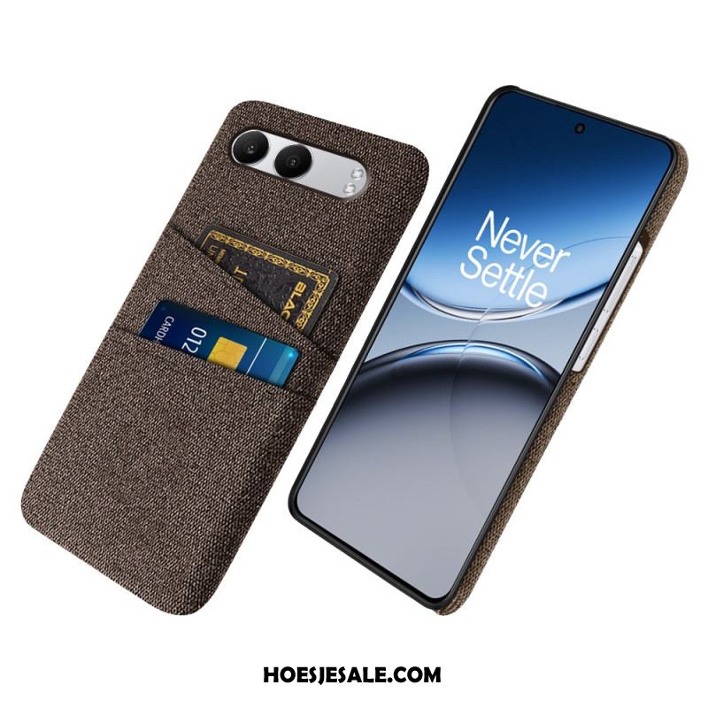 Cover Hoesje Oneplus Nord 4 Telefoonhoesje Stoffen Kaarthouder