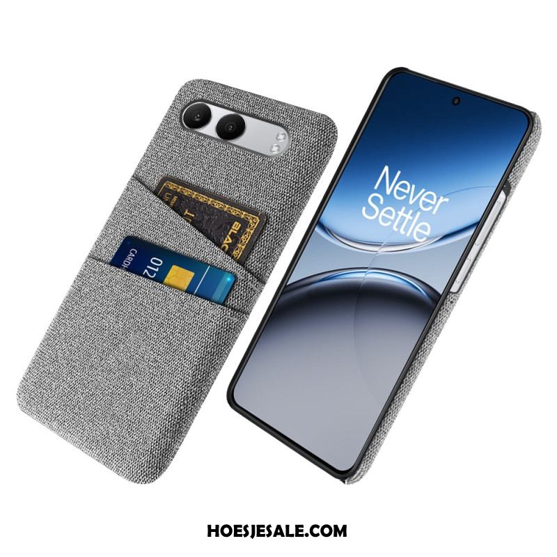 Cover Hoesje Oneplus Nord 4 Telefoonhoesje Stoffen Kaarthouder