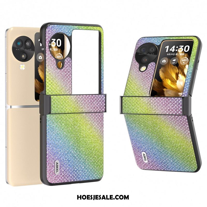 Cover Hoesje Oppo Find N3 Flip Telefoonhoesje Abeel Strasssteentjes