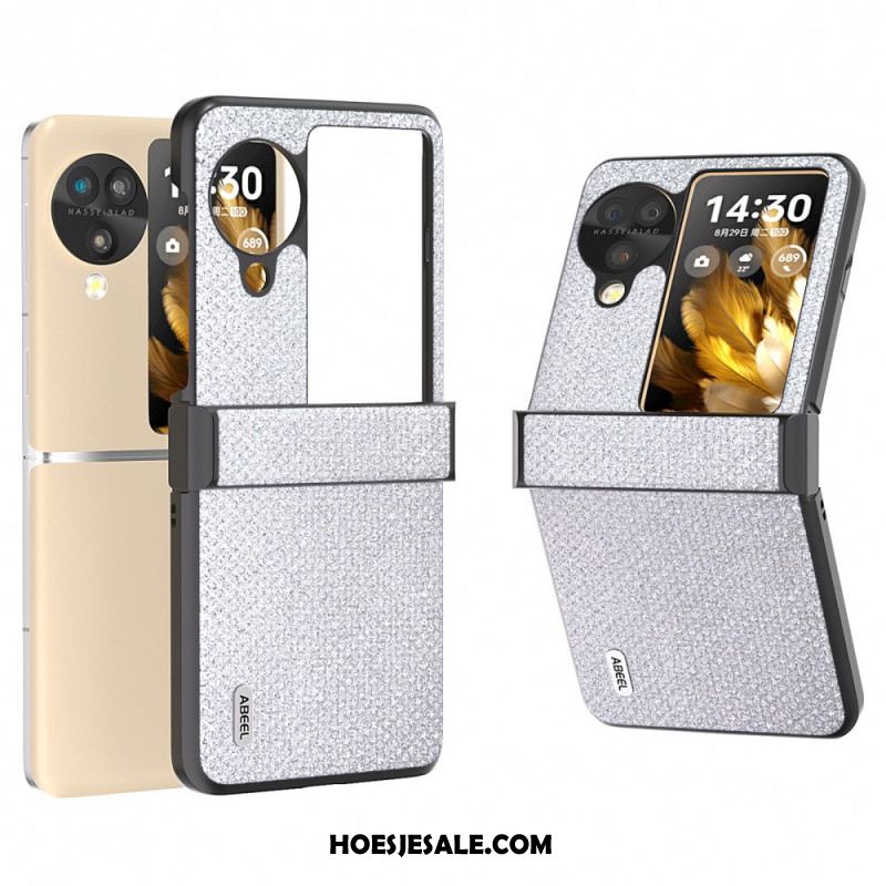 Cover Hoesje Oppo Find N3 Flip Telefoonhoesje Abeel Strasssteentjes