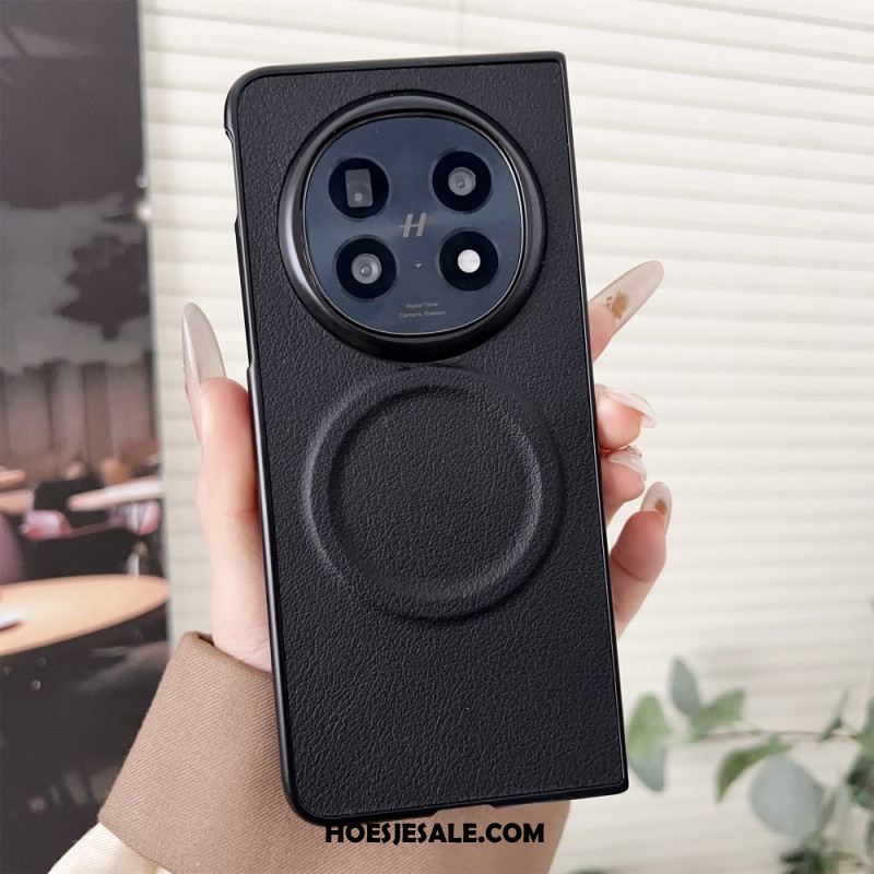 Cover Hoesje Oppo Find N5 Telefoonhoesje Magsafe Compatibel Met Leerlook