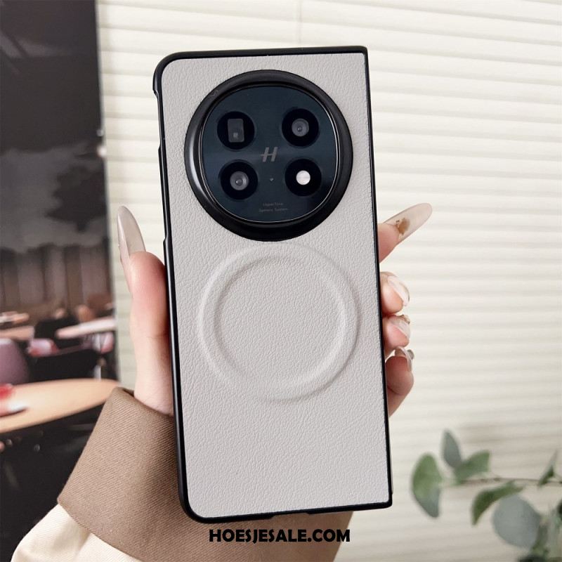 Cover Hoesje Oppo Find N5 Telefoonhoesje Magsafe Compatibel Met Leerlook