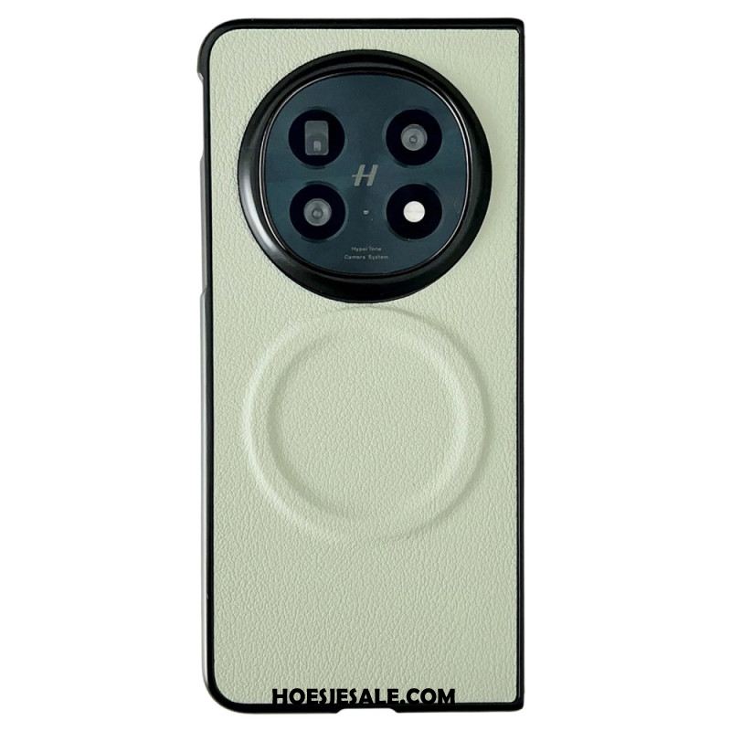 Cover Hoesje Oppo Find N5 Telefoonhoesje Magsafe Compatibel Met Leerlook