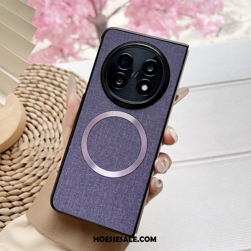 Cover Hoesje Oppo Find N5 Telefoonhoesje Magsafe-compatibele Stof