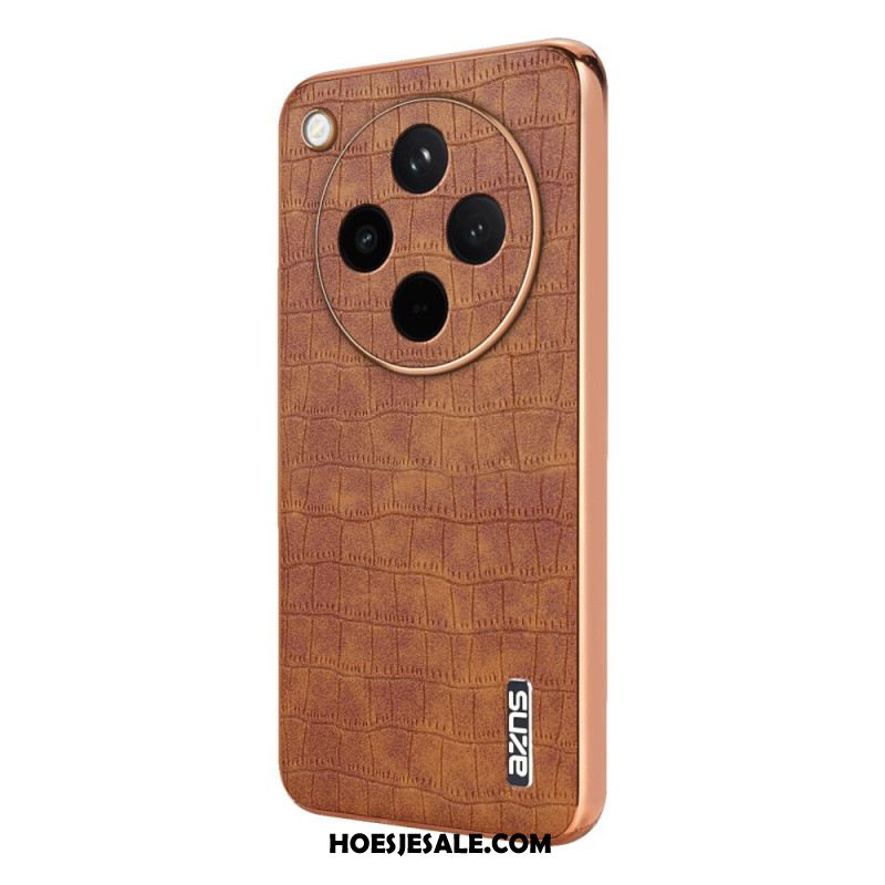 Cover Hoesje Oppo Find X8 Telefoonhoesje Azns Krokodillenstijl