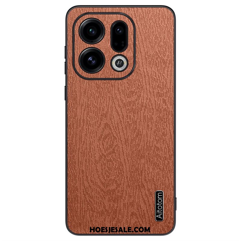 Cover Hoesje Oppo Find X9 5g Telefoonhoesje Houtstructuur
