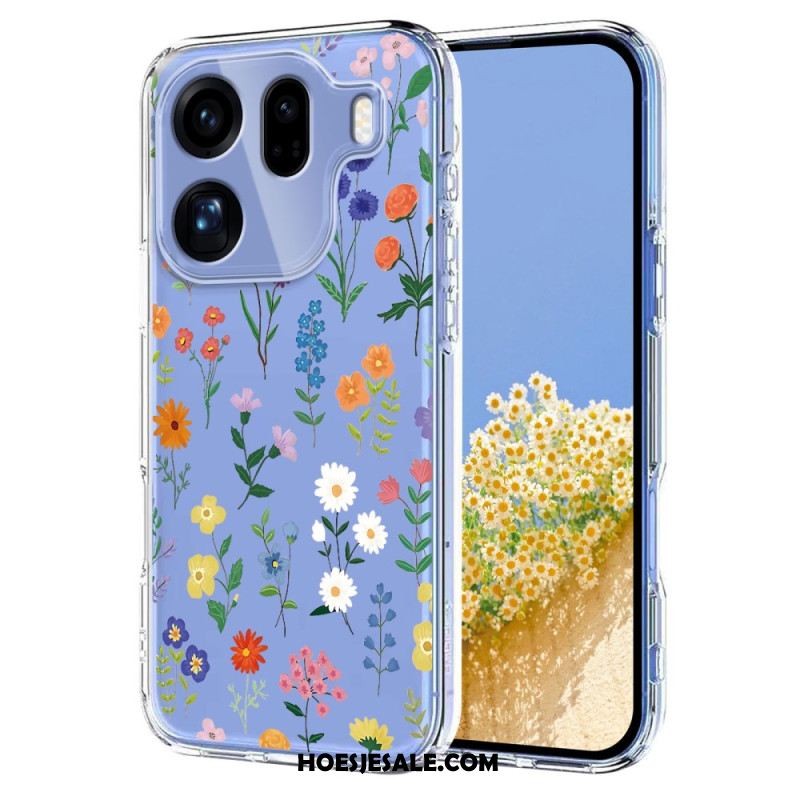 Cover Hoesje Oppo Find X9 Pro 5g Telefoonhoesje Vlinders En Bloemen