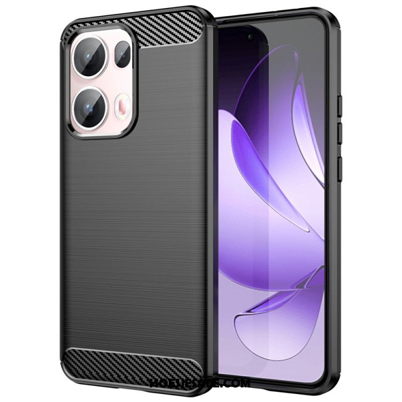 Cover Hoesje Oppo Reno 13 Pro 5g Telefoonhoesje Geborsteld Koolstofvezel