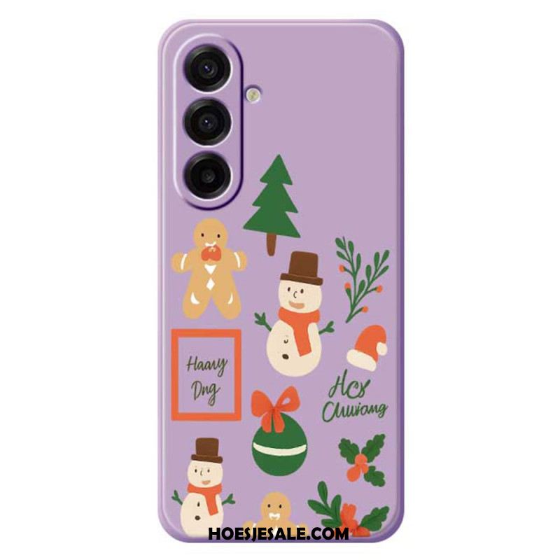 Cover Hoesje Samsung Galaxy A17 4g / 5g Telefoonhoesje Kerstmis
