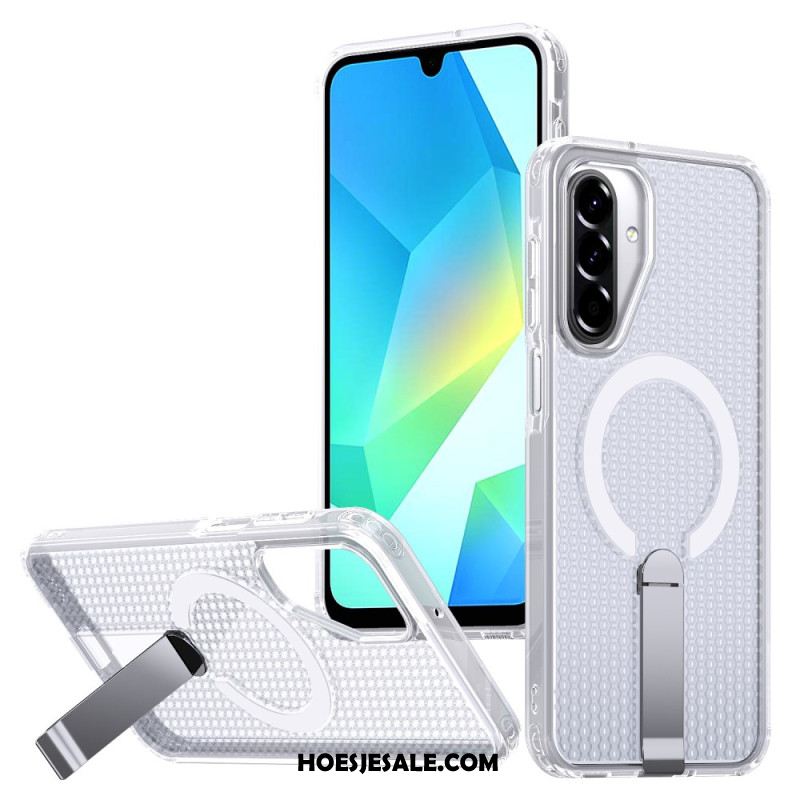 Cover Hoesje Samsung Galaxy A17 4g / 5g Telefoonhoesje Magnetische Rastertextuur