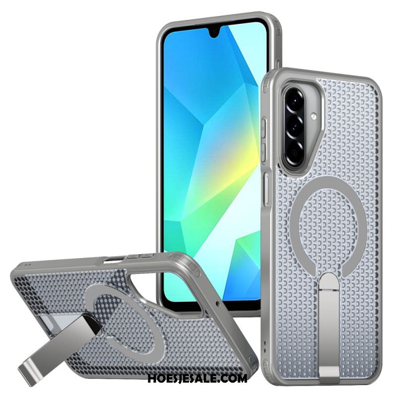 Cover Hoesje Samsung Galaxy A17 4g / 5g Telefoonhoesje Magnetische Rastertextuur