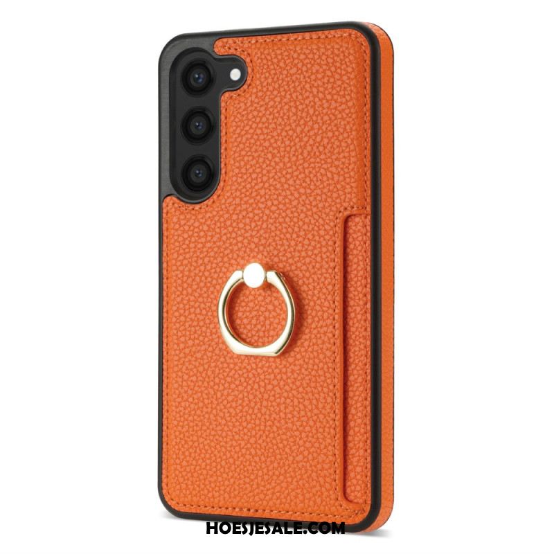Cover Hoesje Samsung Galaxy S24 5g Telefoonhoesje Leren Stijl Met Kaarthouder En Standaard