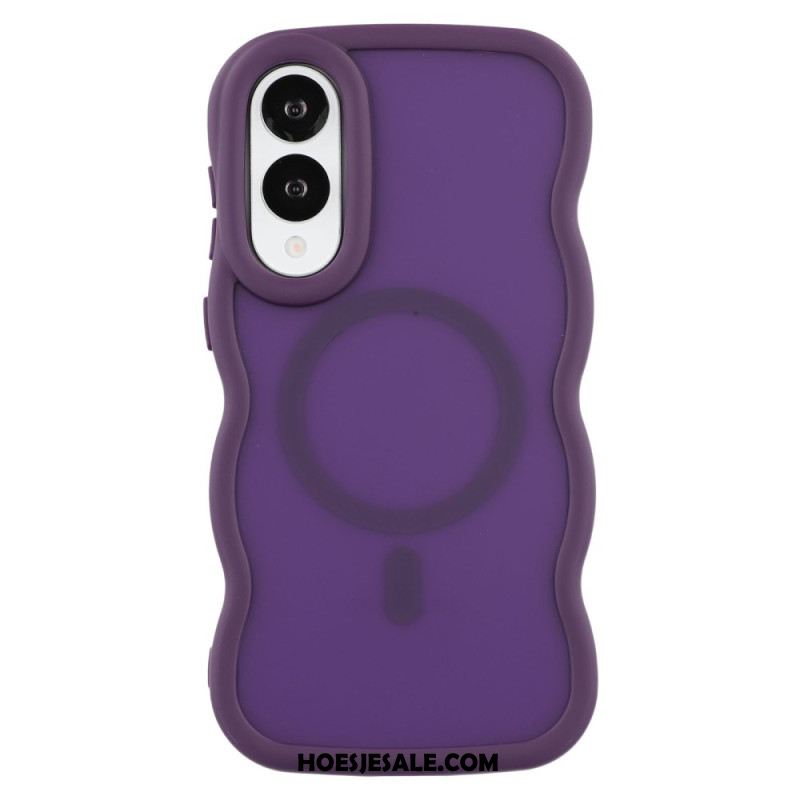 Cover Hoesje Samsung Galaxy S25 5g Edge Telefoonhoesje Magsafe-compatibel Ripple