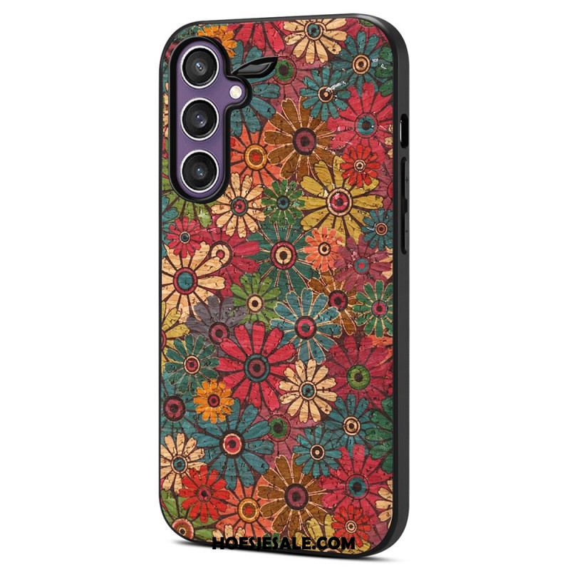 Cover Hoesje Samsung Galaxy S25 5g Telefoonhoesje Bloemenpatroon