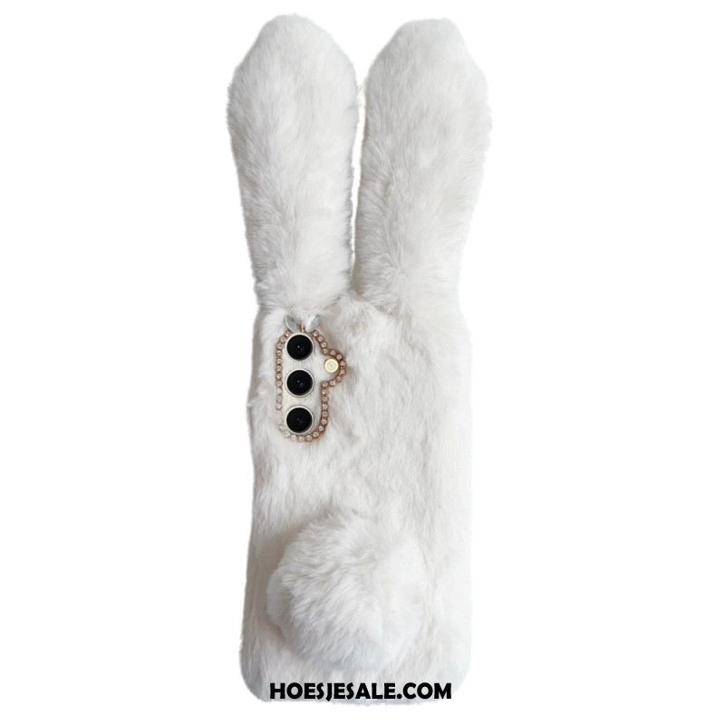 Cover Hoesje Samsung Galaxy S25 5g Telefoonhoesje Pluche Konijn