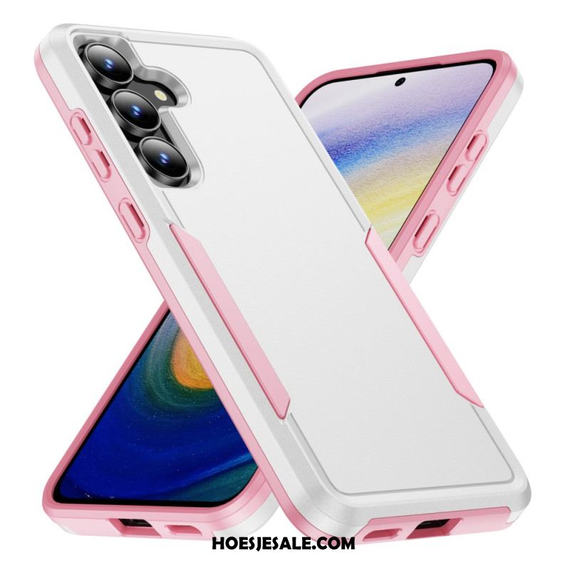 Cover Hoesje Samsung Galaxy S25 Fe Telefoonhoesje Metaaleffect