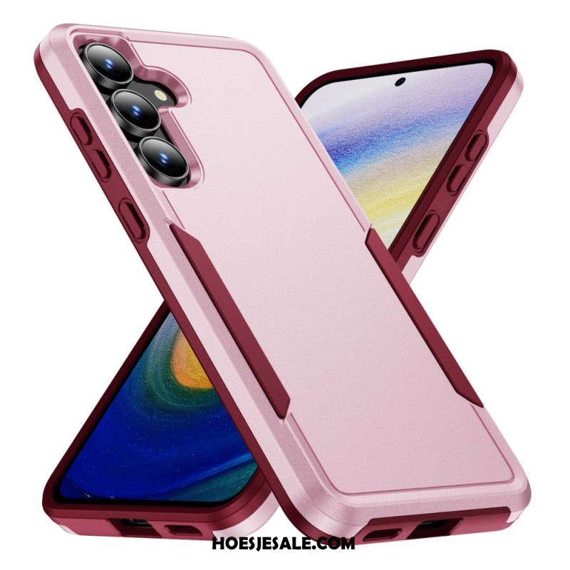 Cover Hoesje Samsung Galaxy S25 Fe Telefoonhoesje Metaaleffect