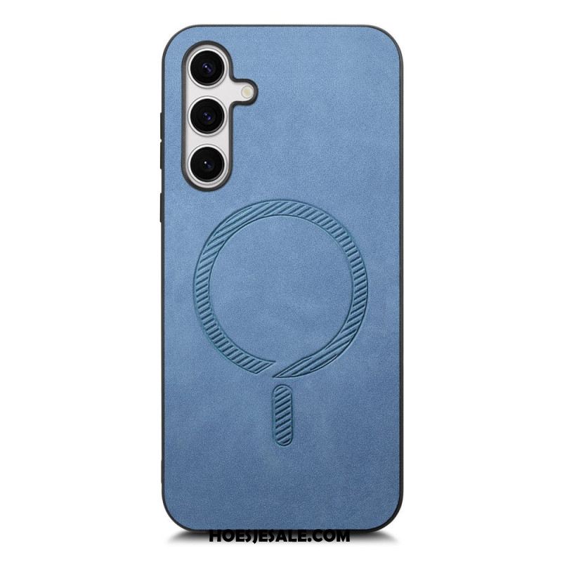 Cover Hoesje Samsung Galaxy S25 Plus 5g Telefoonhoesje Compatibel Met Leereffect Magsafe