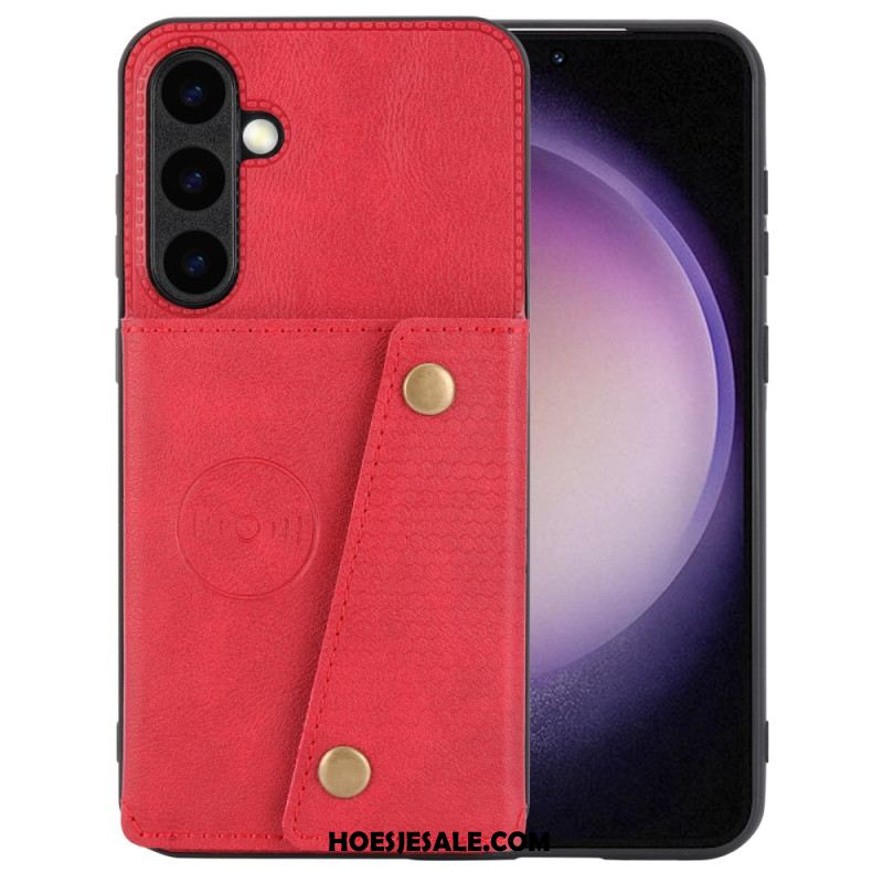 Cover Hoesje Samsung Galaxy S25 Plus 5g Telefoonhoesje Kaarthouder Van Imitatieleer