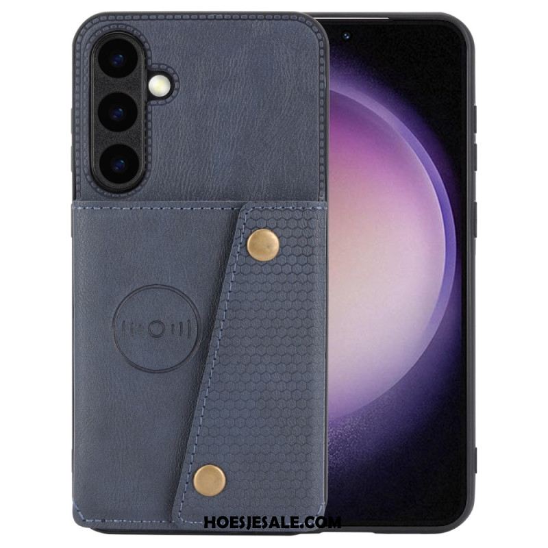 Cover Hoesje Samsung Galaxy S25 Plus 5g Telefoonhoesje Kaarthouder Van Imitatieleer