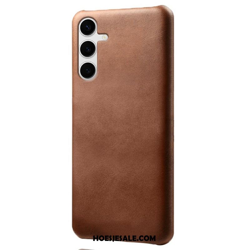 Cover Hoesje Samsung Galaxy S25 Plus 5g Telefoonhoesje Leer-effect