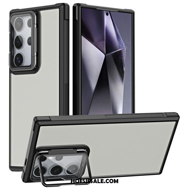 Cover Hoesje Samsung Galaxy S25 Ultra 5g Telefoonhoesje Lensbeschermer En Standaard