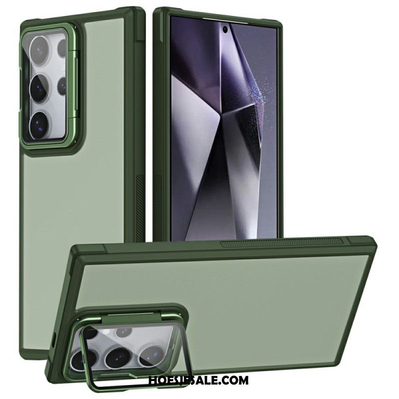 Cover Hoesje Samsung Galaxy S25 Ultra 5g Telefoonhoesje Lensbeschermer En Standaard