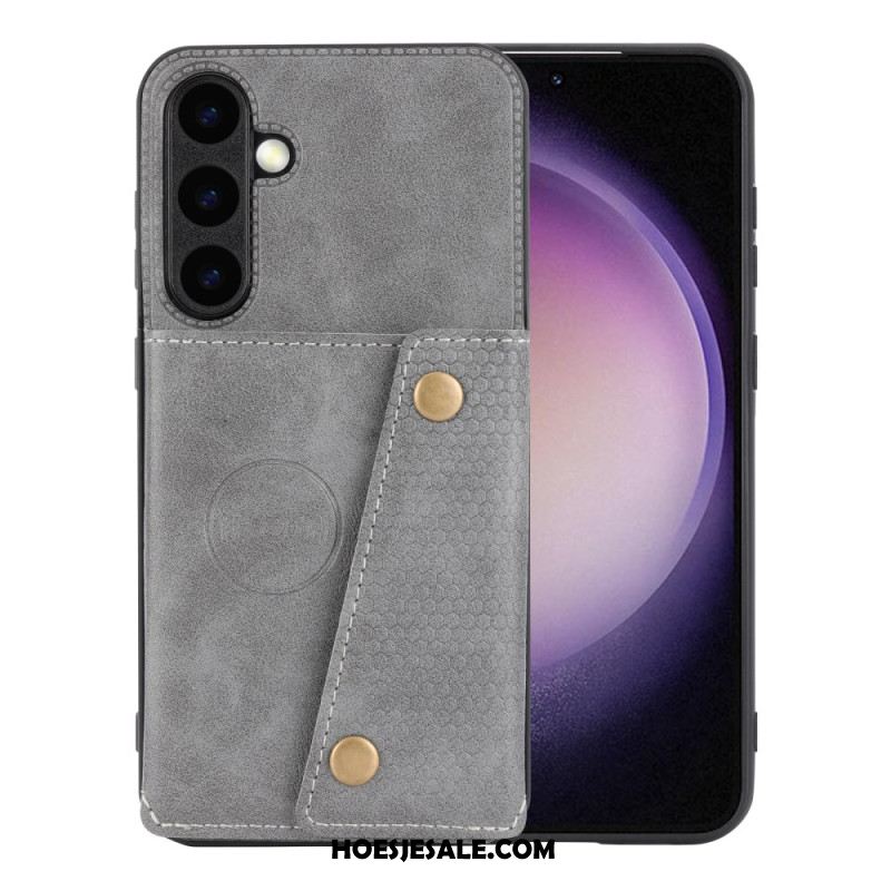 Cover Hoesje Samsung Galaxy S26 Telefoonhoesje Kaarthouder Met Lederlook