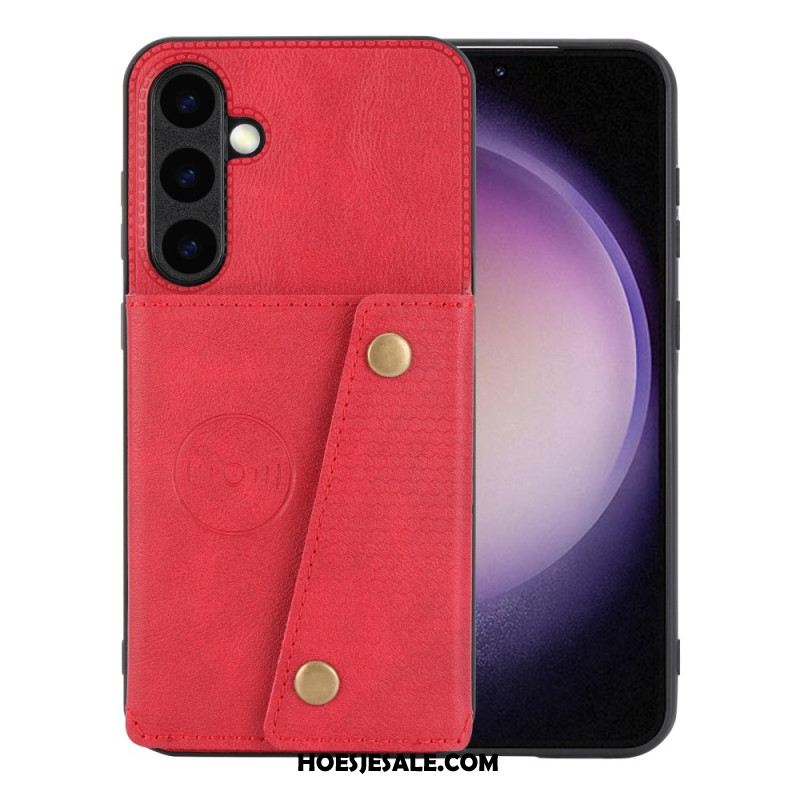 Cover Hoesje Samsung Galaxy S26 Telefoonhoesje Kaarthouder Met Lederlook