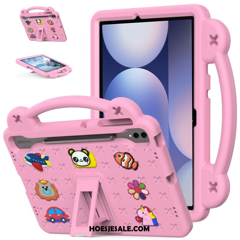 Cover Hoesje Samsung Galaxy Tab S10 Plus Telefoonhoesje Eva Met Cartoondieren